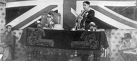 His Excellency Sir Maurice Garnier Hallet, K.C.S.I., K.C.I.E., I.C.S. Governor of Uttar Pradesh at 11th Annual General Meeting of Chamber in 1943