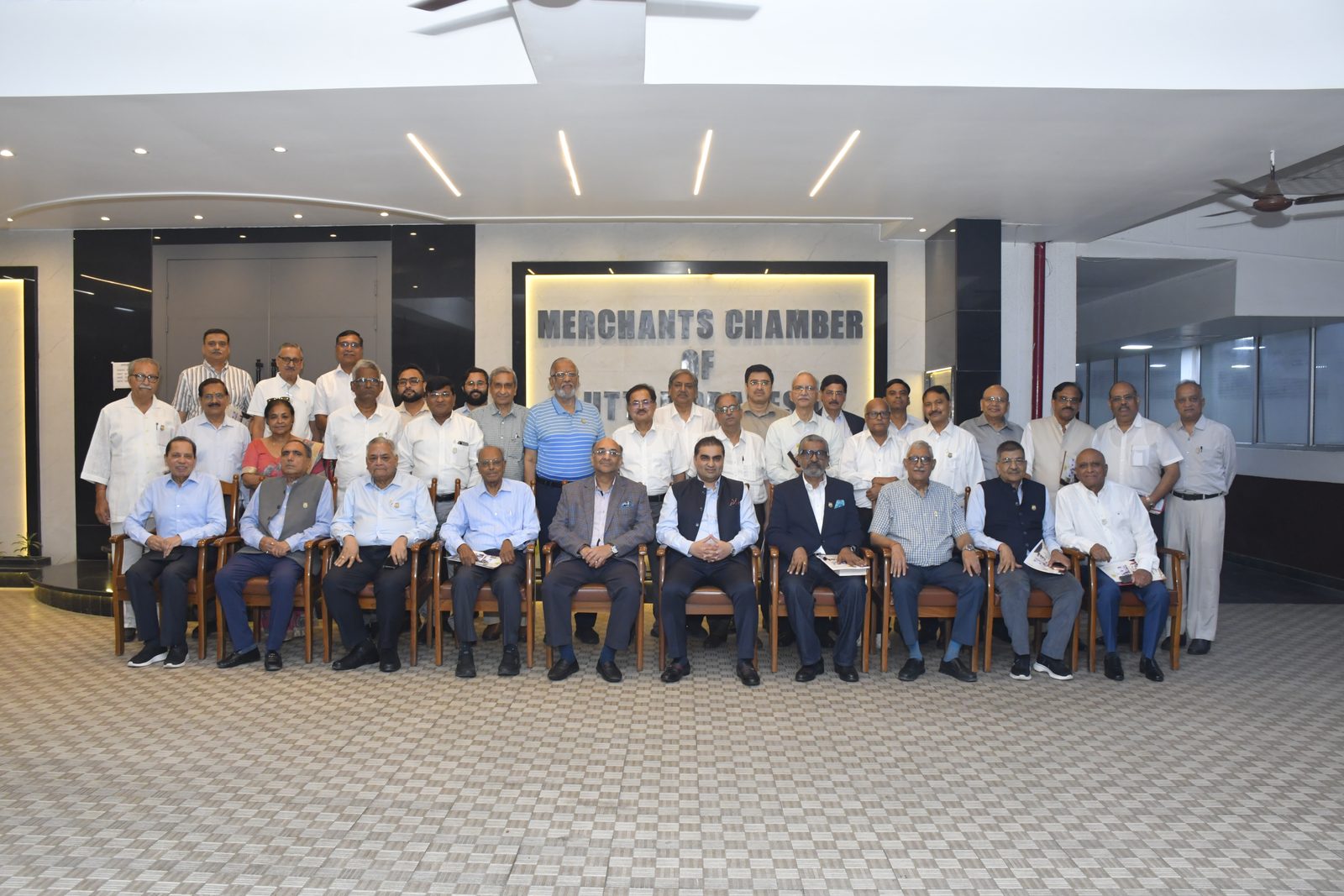 Members of the Chamber at the 94th Annual General Meeting, Merchants Chamber premises, Kanpur